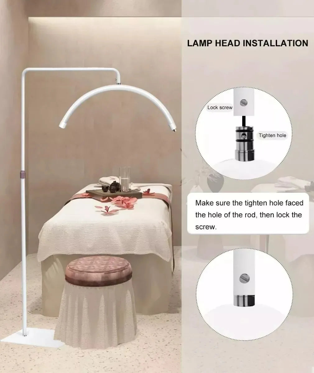 LAMPARA LED MOON LIGHT MEDIA LUNA GENERICO HD-M8X BLANCO