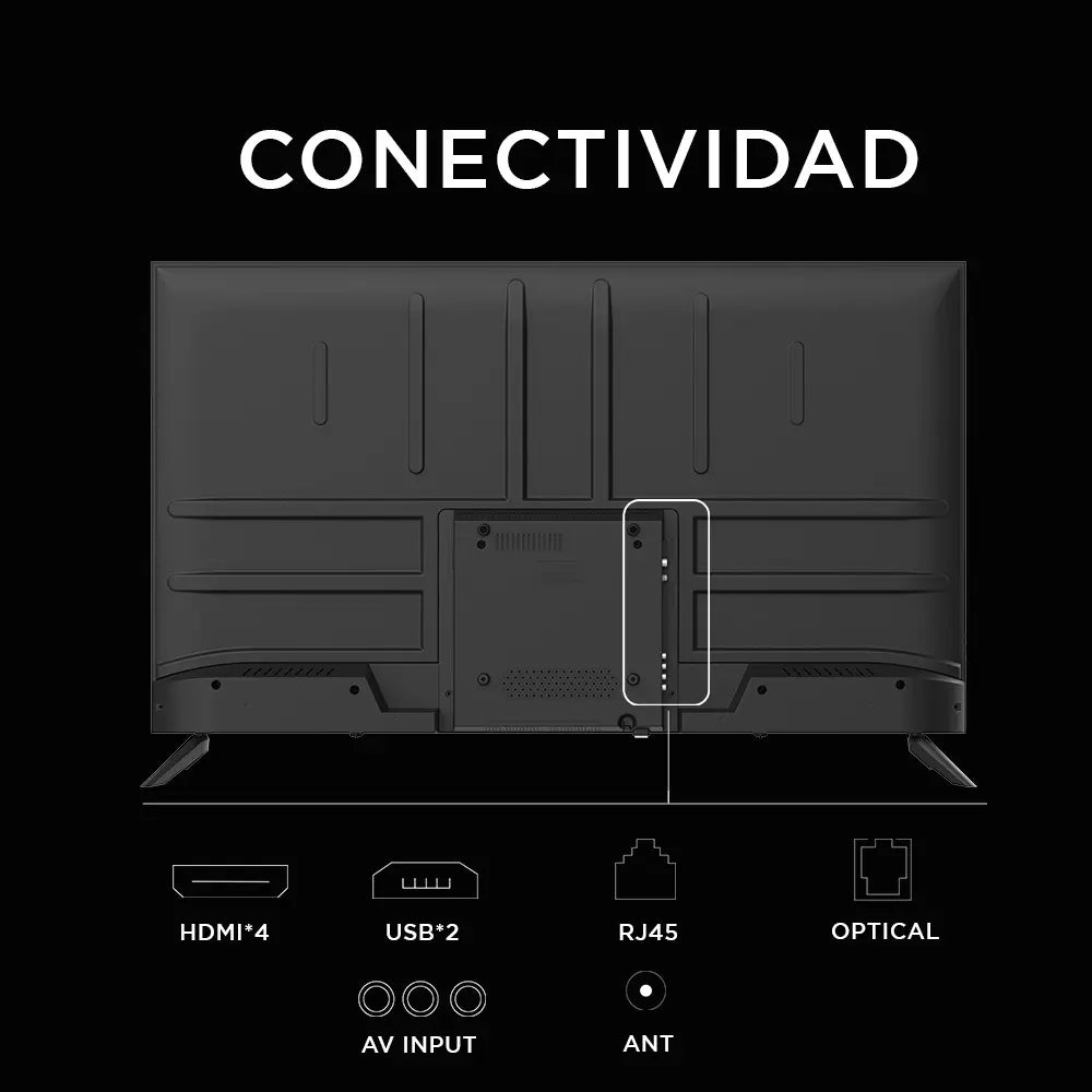 Smart TV Roku CAIXUN C50V1UR 50 Pulgadas