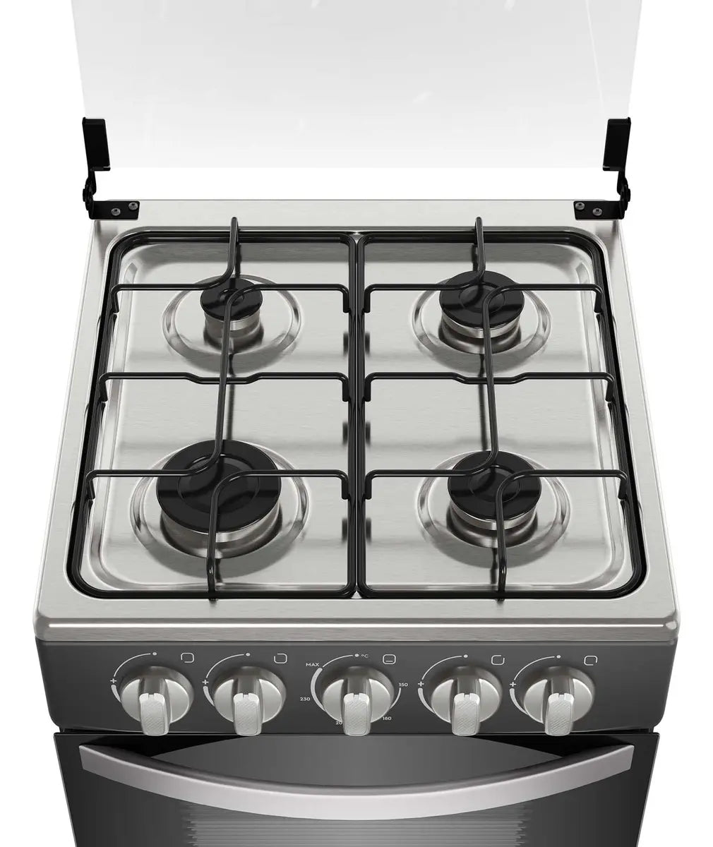 Cocina a Gas 4 Platos MADEMSA FM4LP, Negro