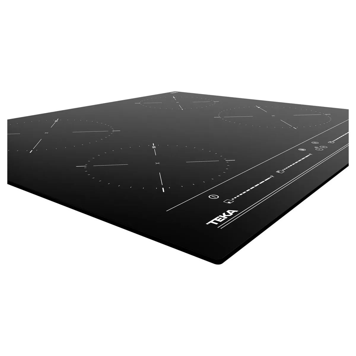 Encimera de Inducción Teka IBC 64010 BK MSS 4 Quemadores, Negro