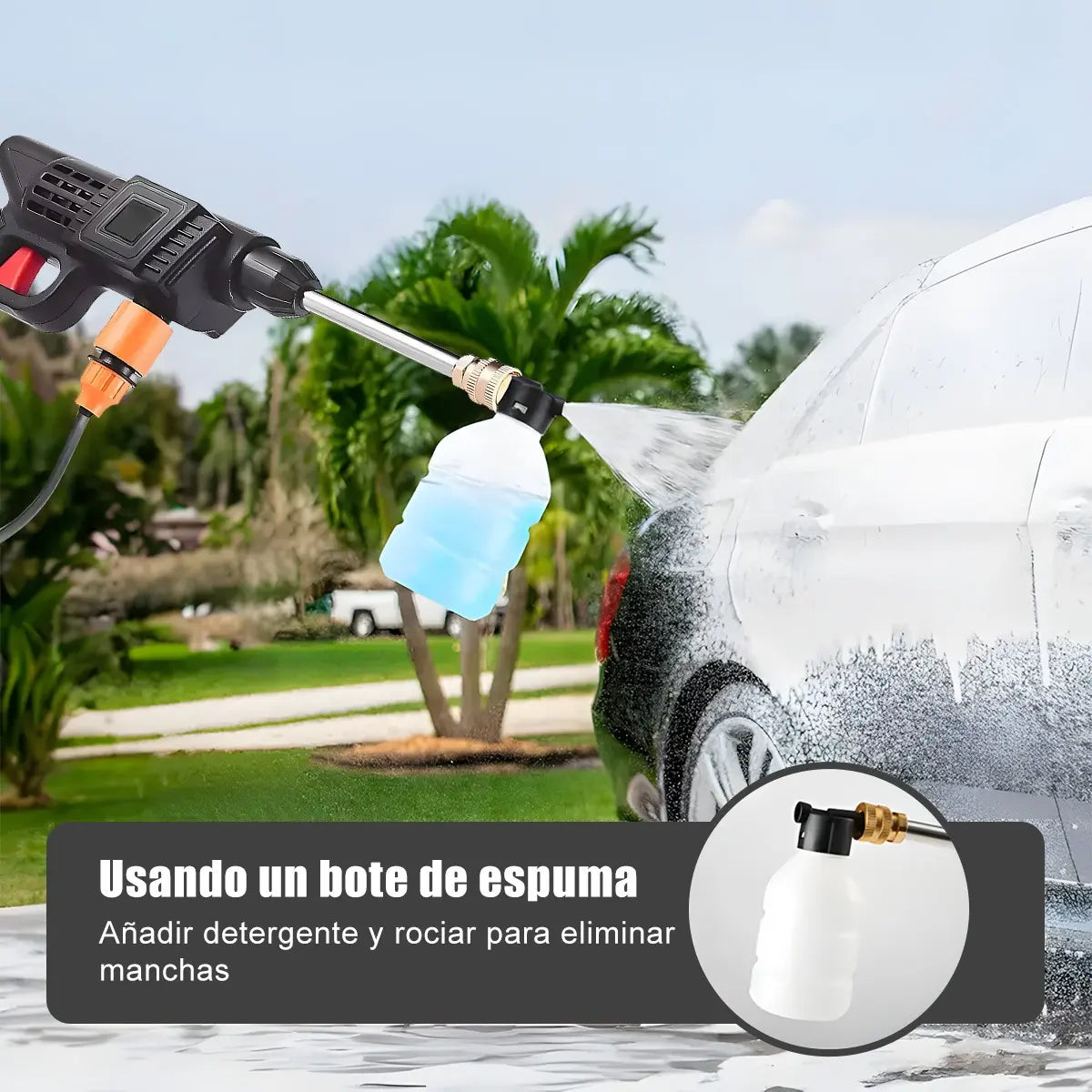 Hidrolavadora Inalámbrica Water Cannon 48V con 2 Baterías