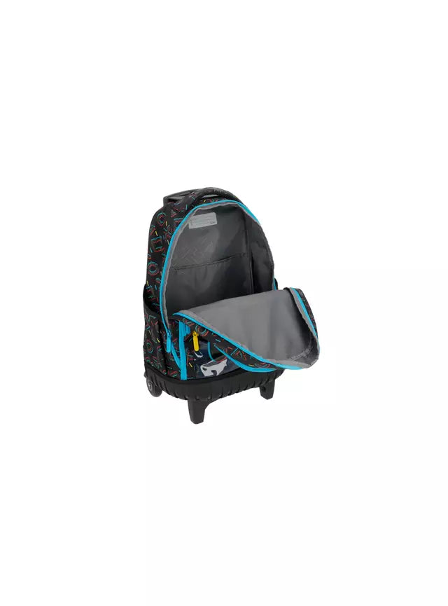 Mochila Con Ruedas Xtrem Cross 2.0 Trolley Gamer Negro