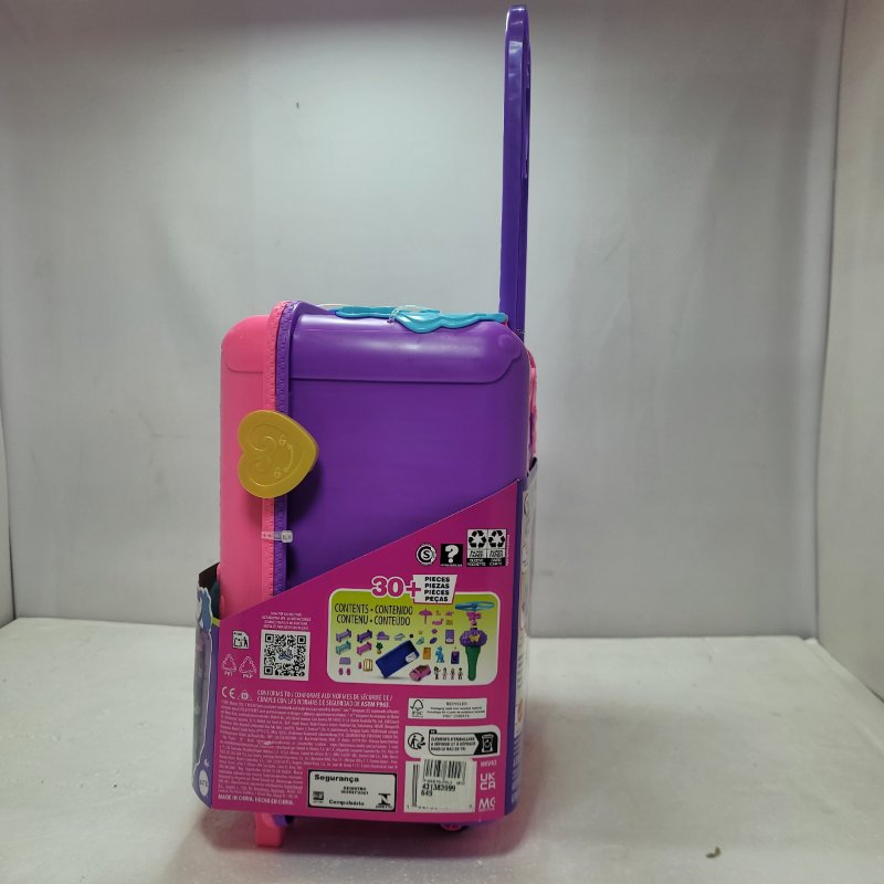 SET DE JUEGO POLLYVILLE RESORT ROLL AWAY TOYS HKV43-9564 ROSADO NIÑA