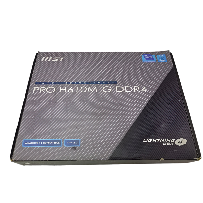 PLACA MADRE MSI PRO H610M-G DDR4 2DIMMS DUAL CHANNEL DDR4-3200 MHZ