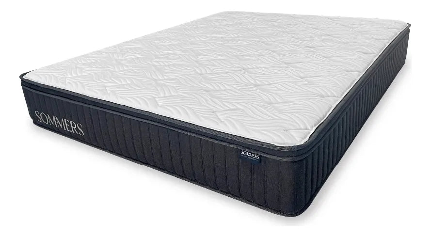 Colchón 2 Plazas Comprimido Sommers Advanced Blanco 150x190c25cm