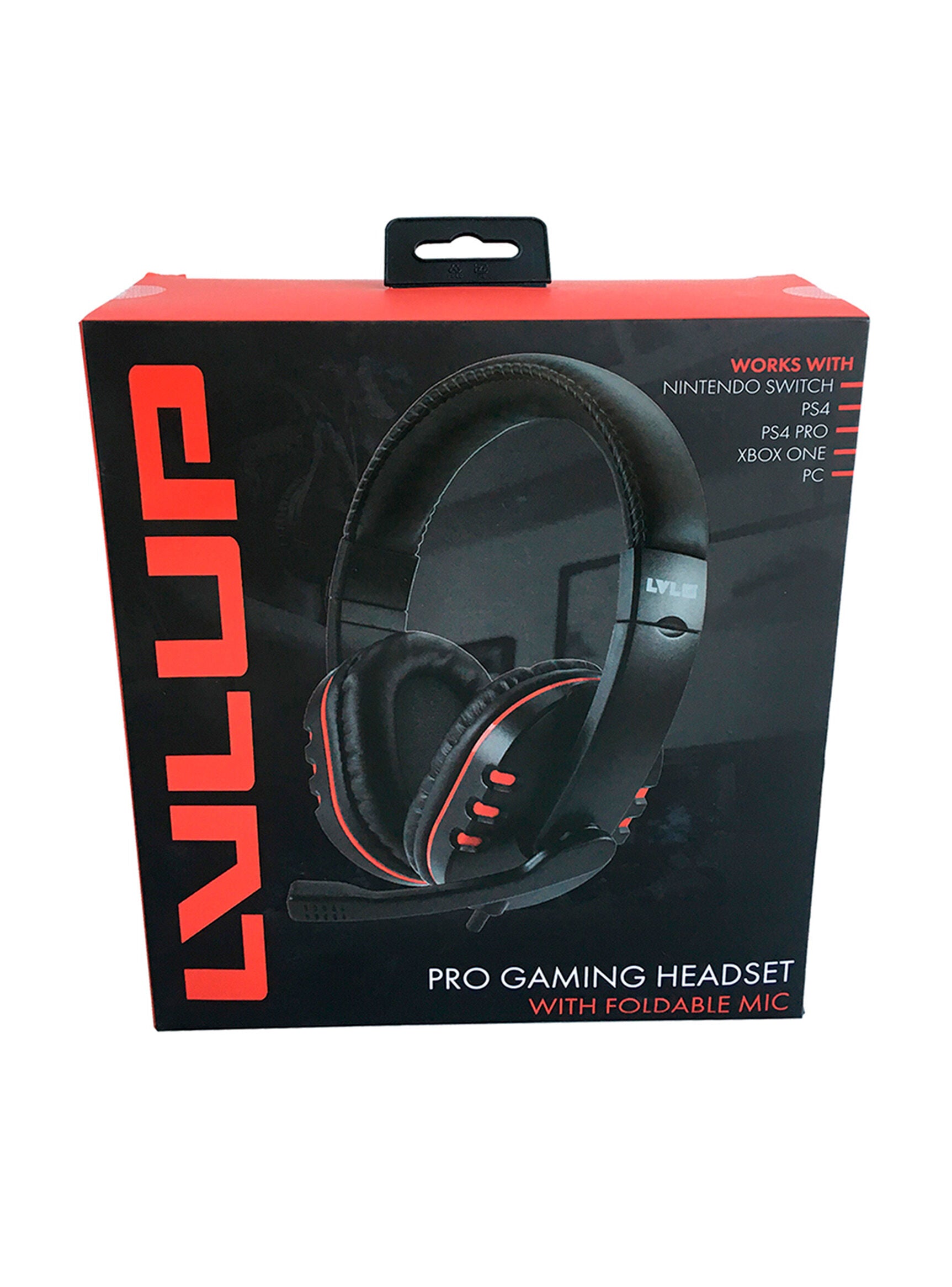 Audifonos Pro Gaming Headset Lvlup Ps4 Xbox One Rojo