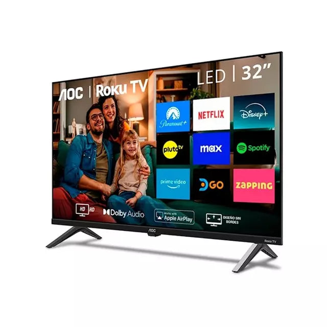 Smart TV ROKU AOC 32S5045 32 Pulgadas, Negro