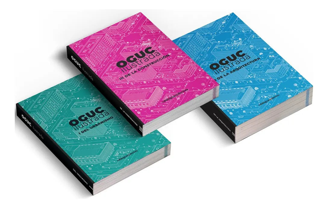 Libros Tripack Vol 1 + Vol 2 + Vol 3 + Oguc Ilustrada del Urbanismo