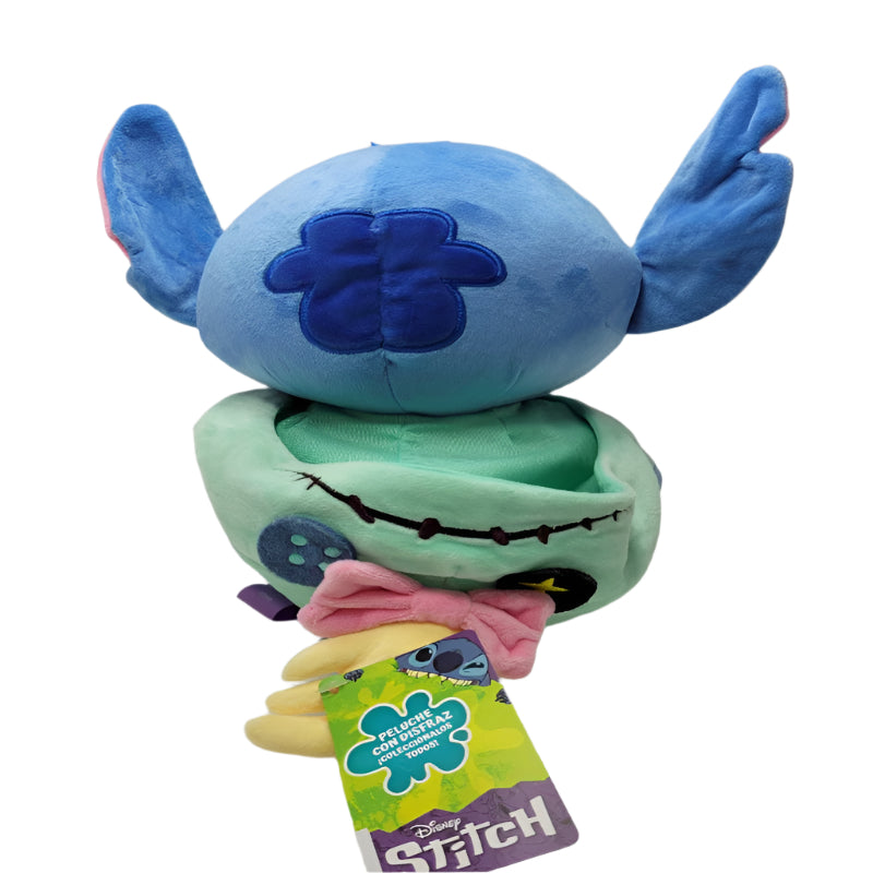 PELUCHE STITCH DISFRAZADO DE SCRUMP DISNEY 32CM CELESTE UNISEX
