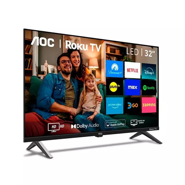 Smart TV ROKU AOC 32S5045 32 Pulgadas, Negro