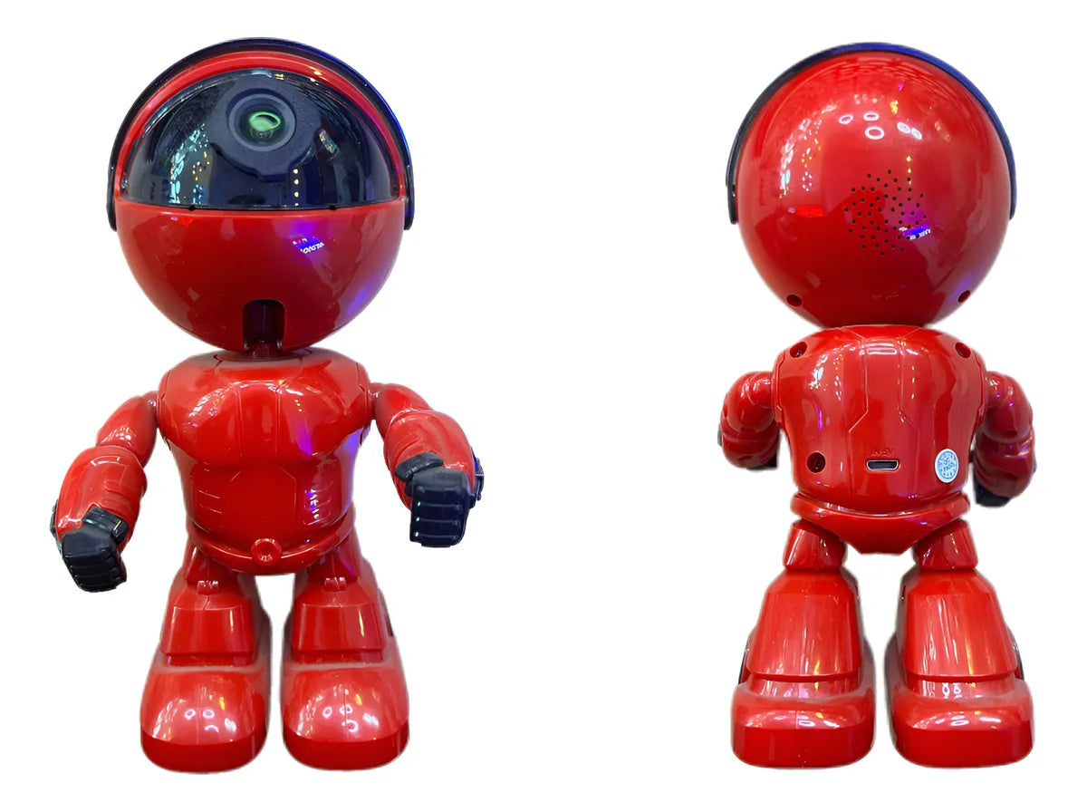 Mini Cámara Robot Wifi Genérico Espía Vigilancia Remota Rojo