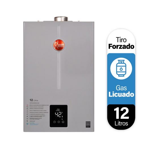 Calefont a Gas Licuado Rheem DTS TFIS 12 12 Litros