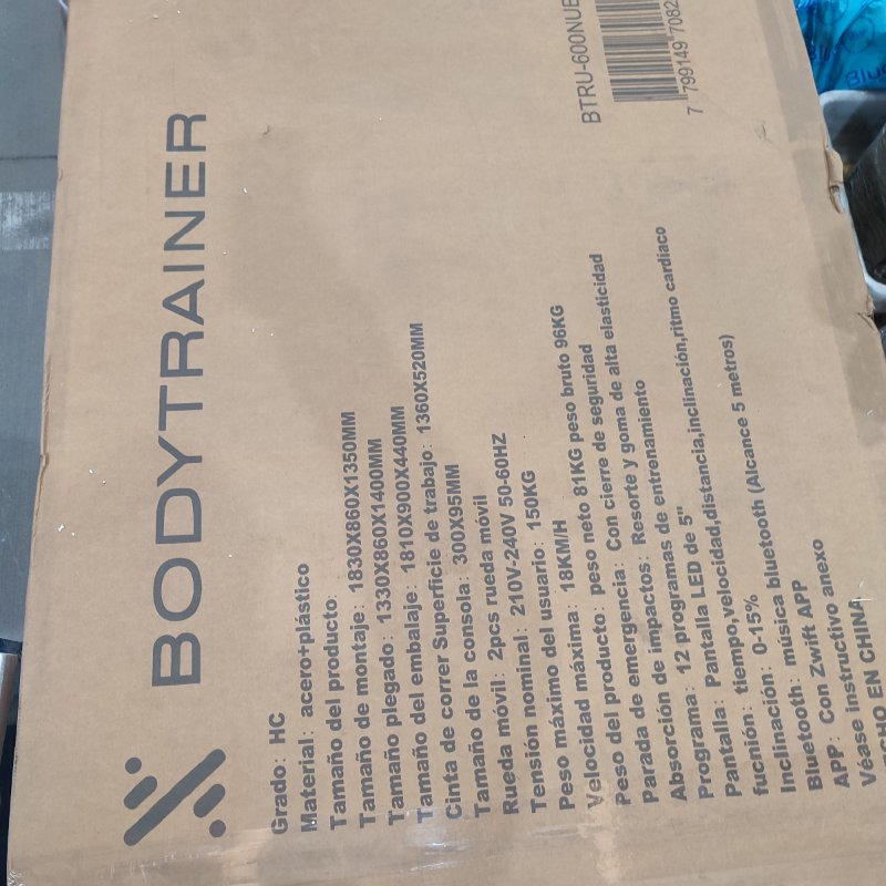 Trotadora Electrica Bodytrainer Btru-600