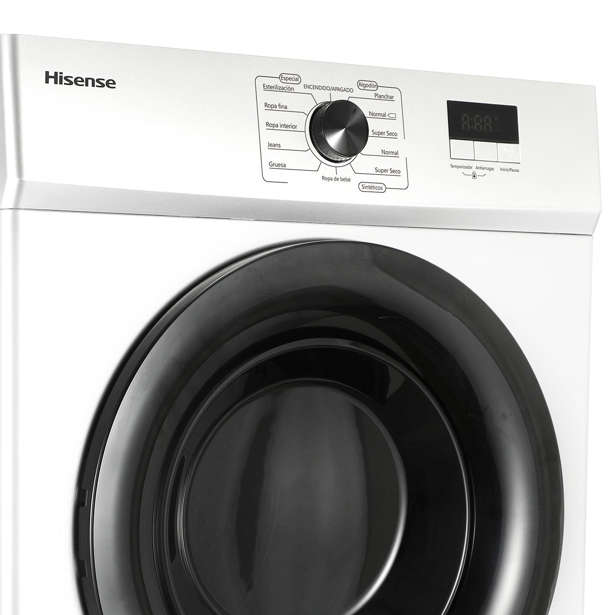 Secadora Hisense DV1W1001UW 10 kg, Blanco