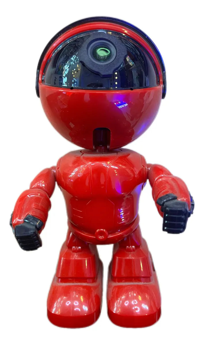 Mini Cámara Robot Wifi Genérico Espía Vigilancia Remota Rojo