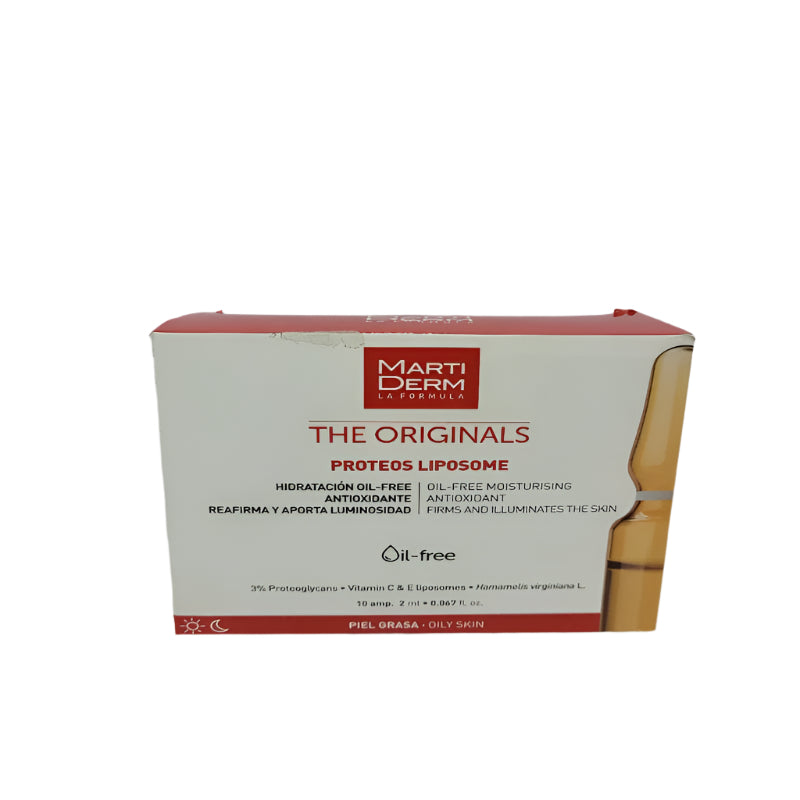 Pack De 10   Ampollas Marti Derm Proteos Liposome 2 Ml C/U