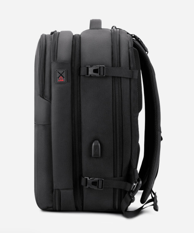 Mochila Travel And Business Arctic Hunter B00382 Black 48x21x33cm 33 Lts Aprox