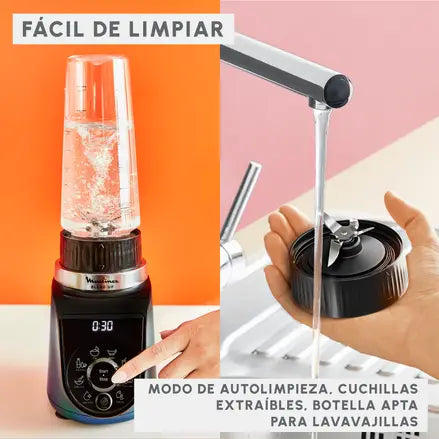 Licuadora Personal Moulinex Blend Up Negro 700+400 Ml