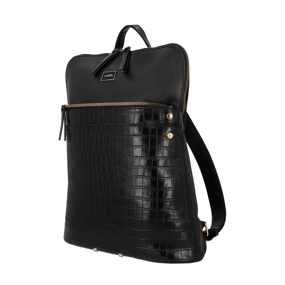 Mochila Portalaptop Secret Polonia ST6, Negro