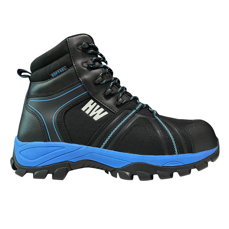 Botín de Seguridad Hardwork Bering High Negro Talla 42 para Hombre