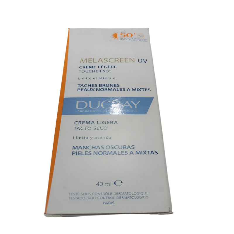 Crema Ligera Tacto Seca Ducray Melascreen Uv 50+ 40 Ml