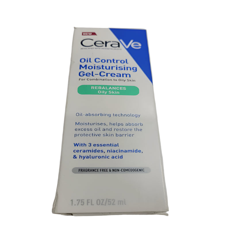 Gel - Crema  Hidratante Cerave Reequilibra La Piel  Grasa 52 Ml