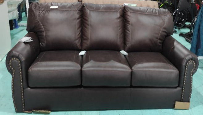 Sofa Cuero 3 Cuerpos Ashley Colleton Cafe