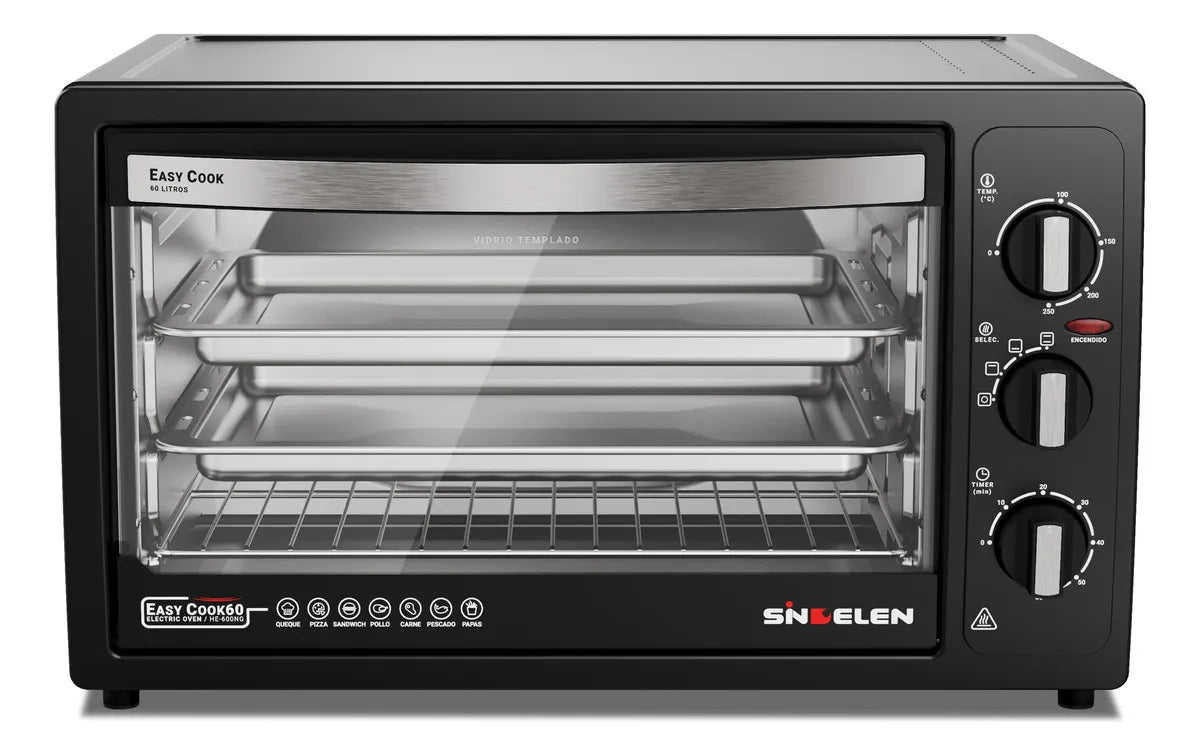 Horno Eléctrico Sindelen HE-600NG Easy Cook 60L