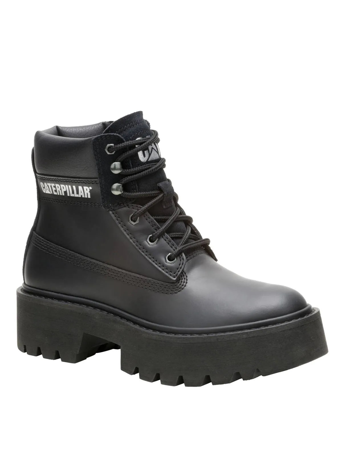 Botin Cat Colorado Max Ws6 Zip Negro 39 Femenino
