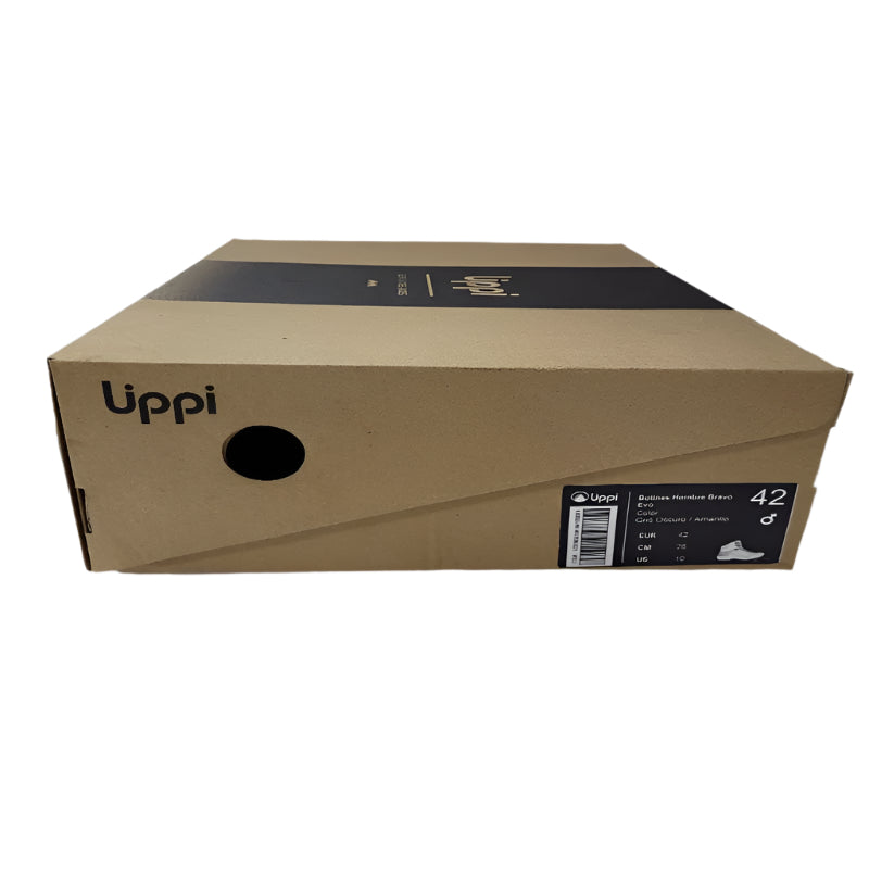 Botin / Amarillo 42 Masculino Lippi Bravo Evo Gris Osc