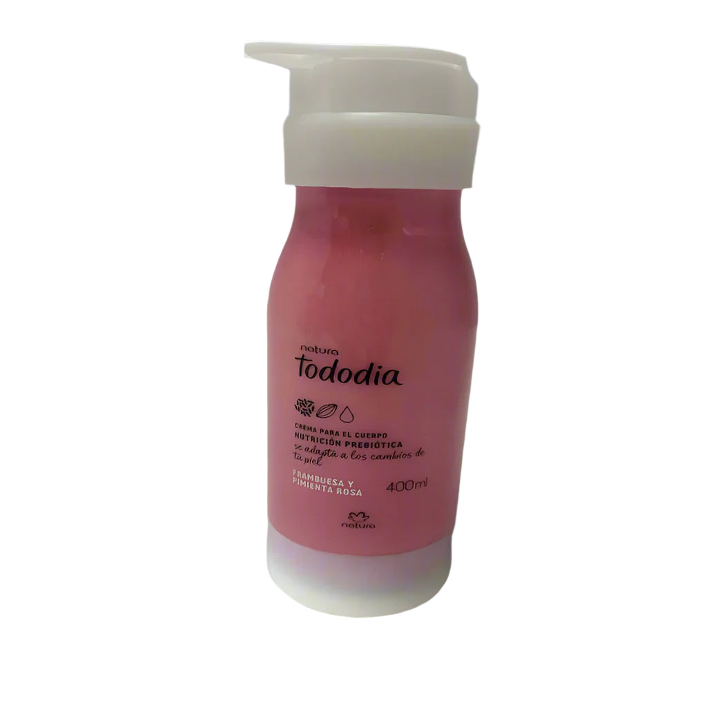 Crema Para El Cuerpo Natura Tododia Frambuesa Y Pimienta Rosa 400ml