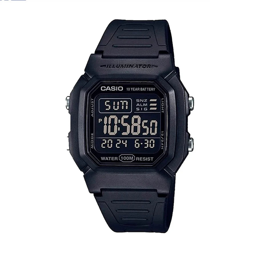 Reloj Casio W-800h-1bvdf Negro Masculino