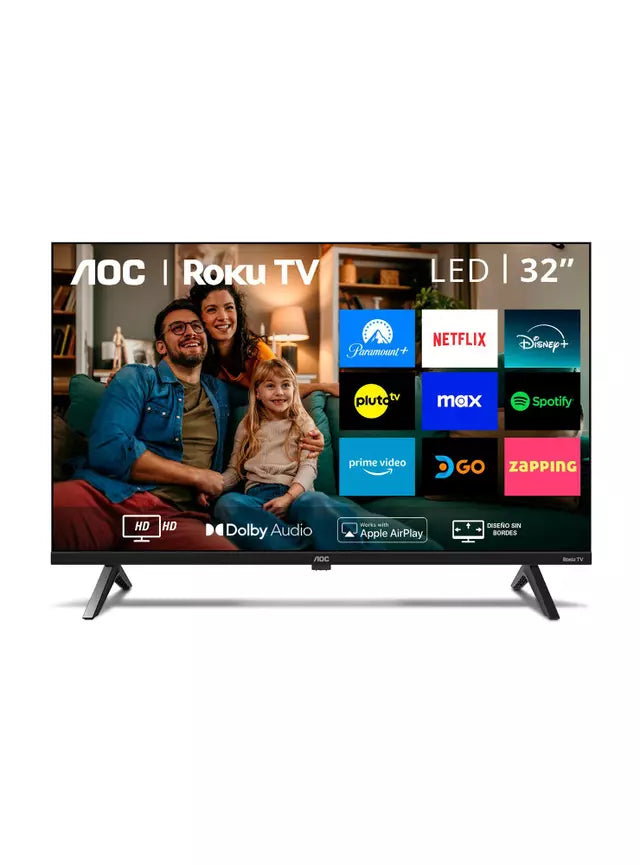 Smart Tv Roku Aoc 32s5045 Negro 32"