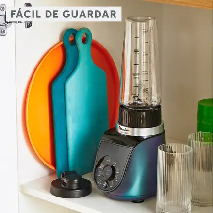 Licuadora Personal Moulinex Blend Up Negro 700+400 Ml