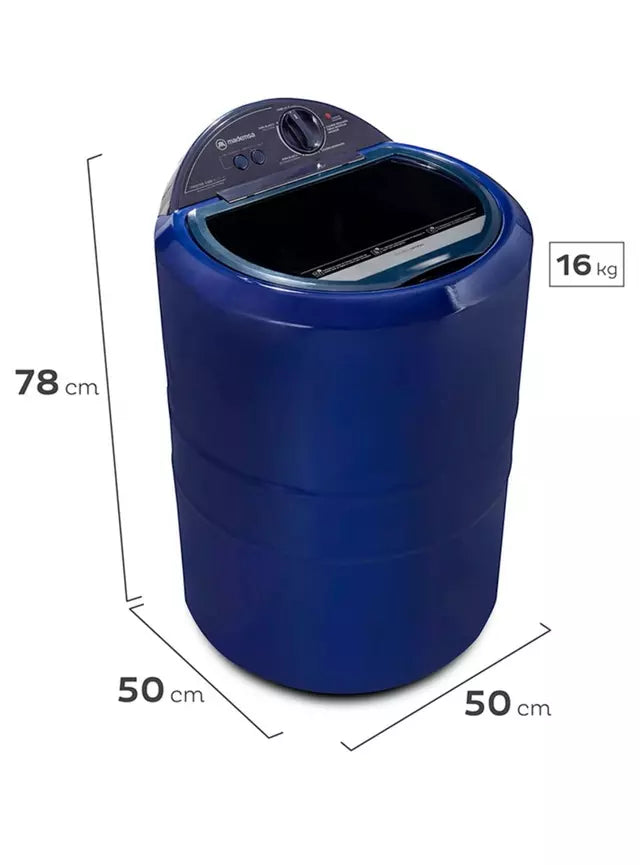 Lavadora Semiautomática Carga Superior Mademsa Twister 5300 Azul 4 Kg