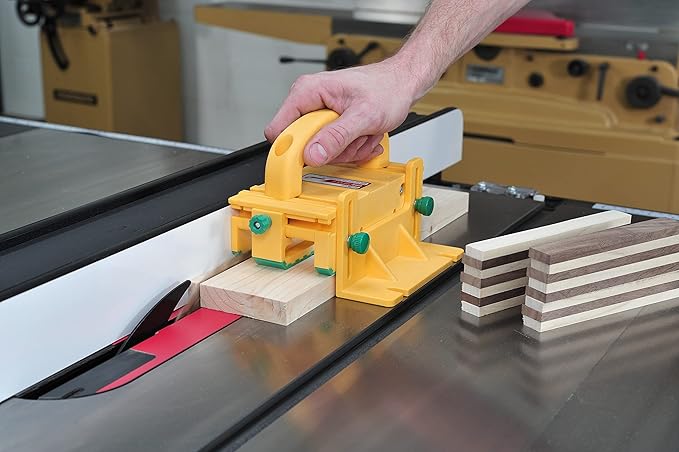 Paquete De Bloque De Empuje 3d Y Pata De 1/4 Micro Jig Gr-100 Amarillo