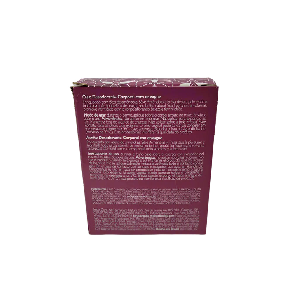 Aceite Corporal Natura Seve Almendras Y Fresia 200 Ml