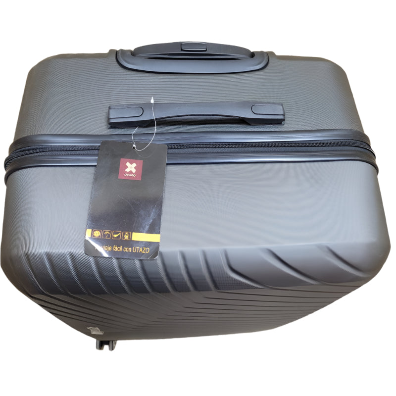 Maleta De Viaje Grande 30 Kg Equipaje De Bodega Rueda 360 Utazo Negro