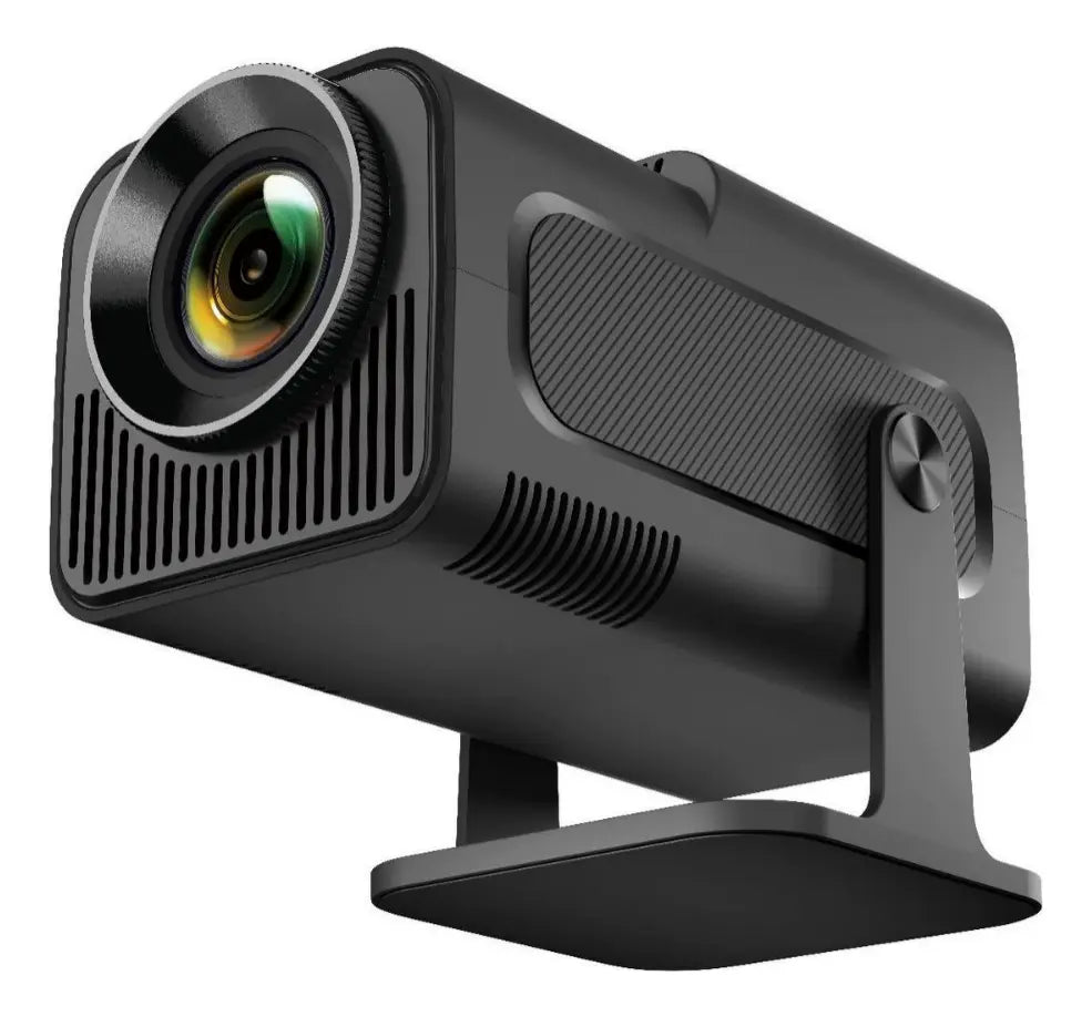Proyector Portátil 4K HY320 con Android 11, WiFi 6, HDMI y USB – Negro