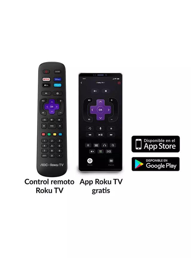 Smart Tv Roku Aoc 32s5045 Negro 32"