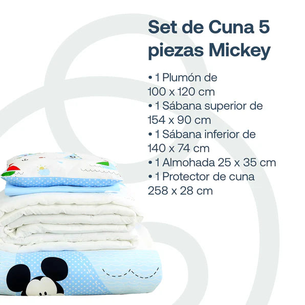 Set De Cuna Bebesit Disney Baby 5 Pieza