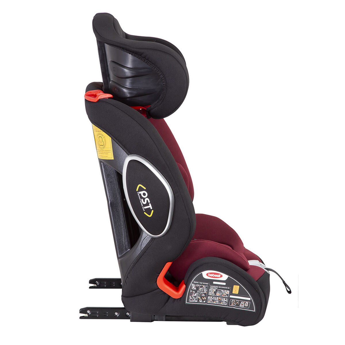 Silla de Auto Butaca Bewell Sx Isofix Roja Bebesit Bw02-Tt