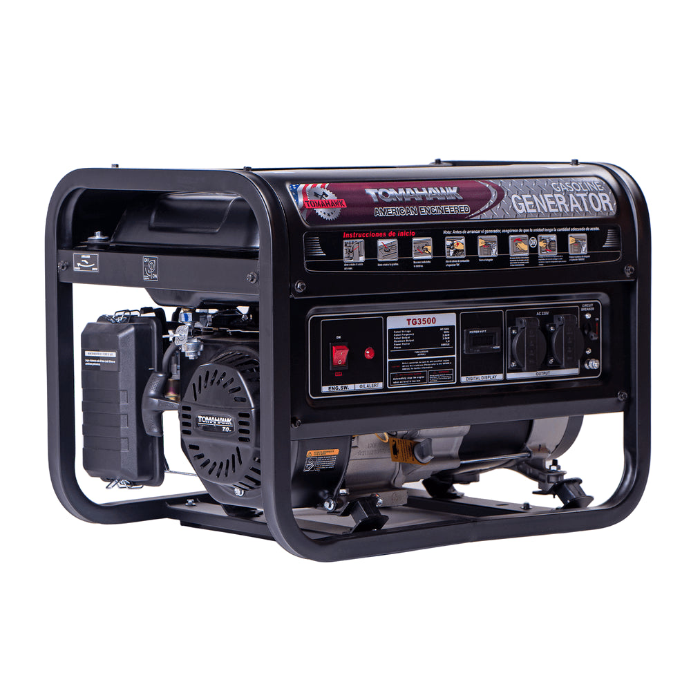 Generador  Owner  3.5kva Tomahawk Tg3500 Negro 3500 Watts /15litros
