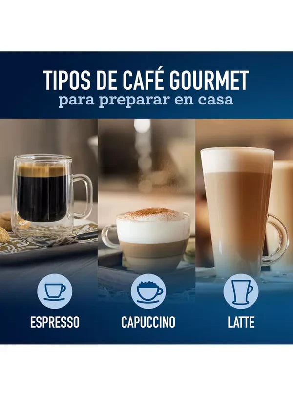 Cafetera Automática de Espresso Oster Prima Latte BVSTEM6603CC