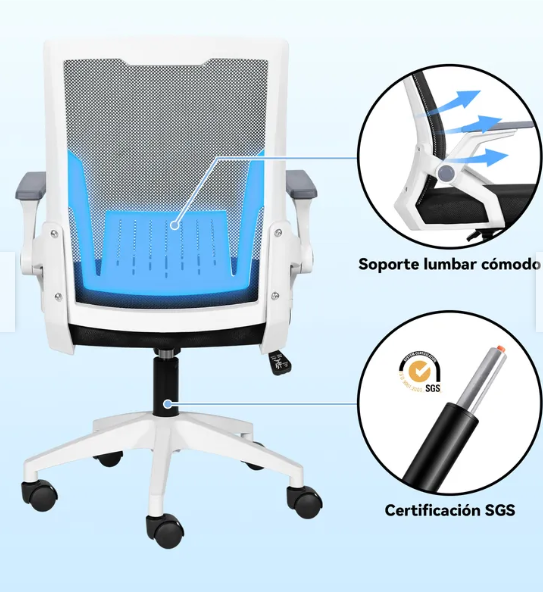 Silla De Escritorio Vidita Rbcl25012602 Blanco