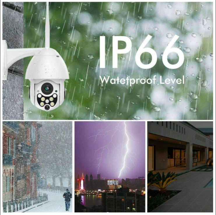 Camara Ip Generico Con Sensor De Movimiento Ip66