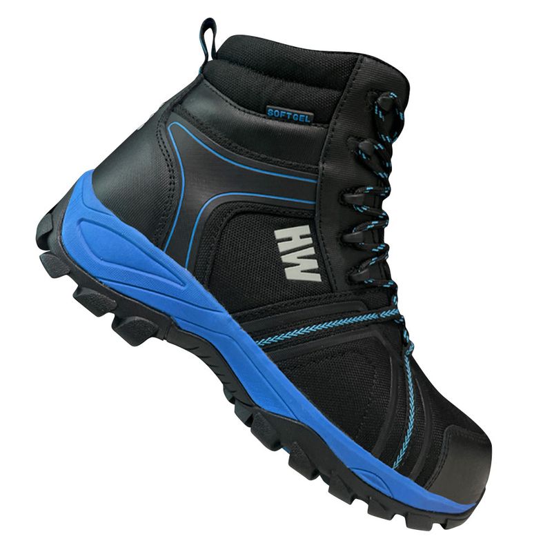 Botín de Seguridad Hardwork Bering High Negro Talla 42 para Hombre