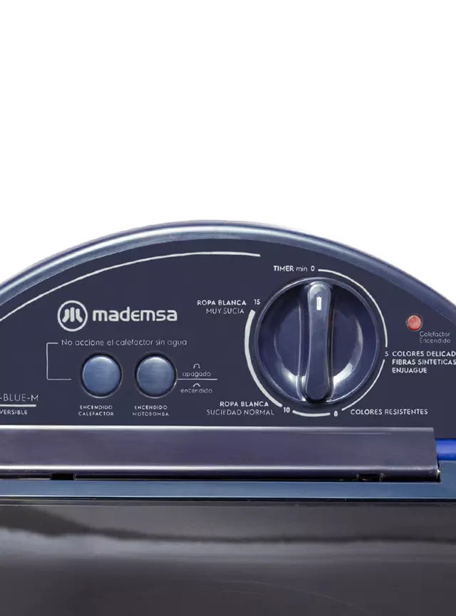 Lavadora Semiautomática Carga Superior Mademsa Twister 5300 Azul 4 Kg