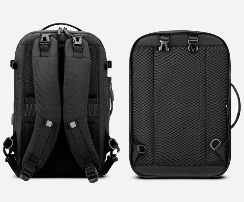Mochila Travel And Business Arctic Hunter B00382 Black 48x21x33cm 33 Lts Aprox