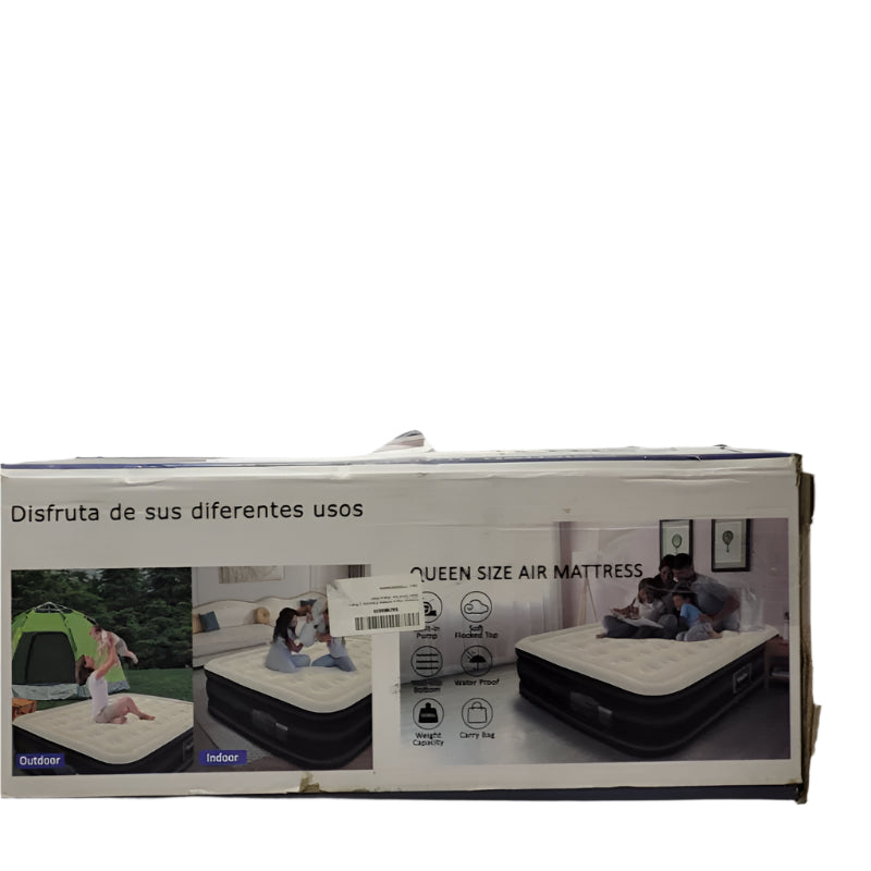 Colchon Cama Inflable Beiti Electrico 2 Plazas 203x125x47cm